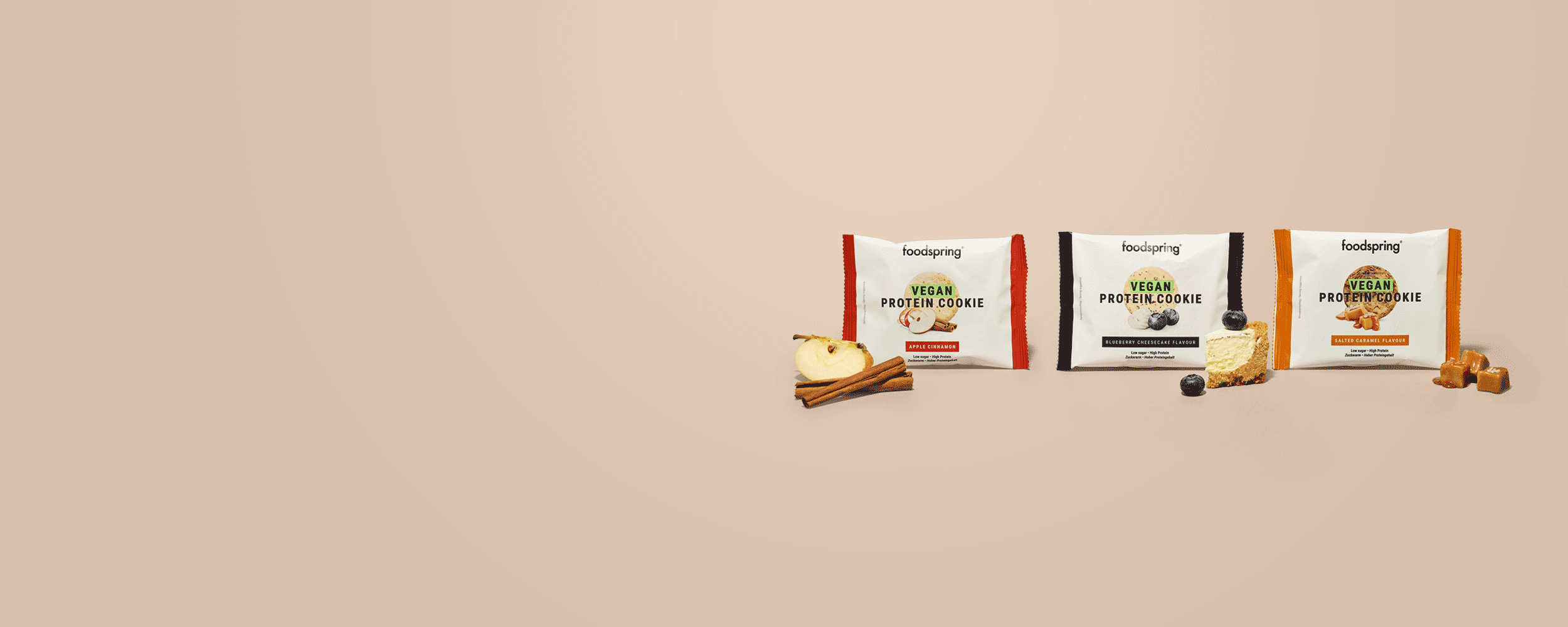 Fino al -40% di sconto sui Protein Cookie Vegani! Fino al -40% di sconto sui Protein Cookie Vegani!