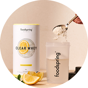 Aggiungi 30 g di polvere Clear Whey