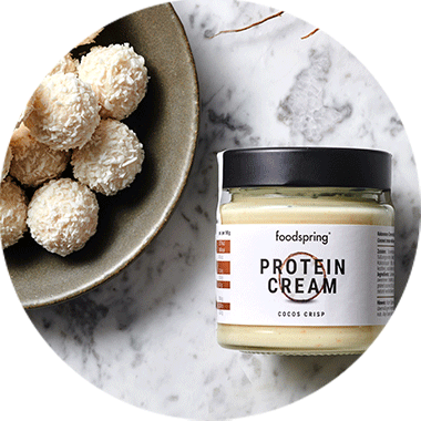 Crema proteica al cocco 