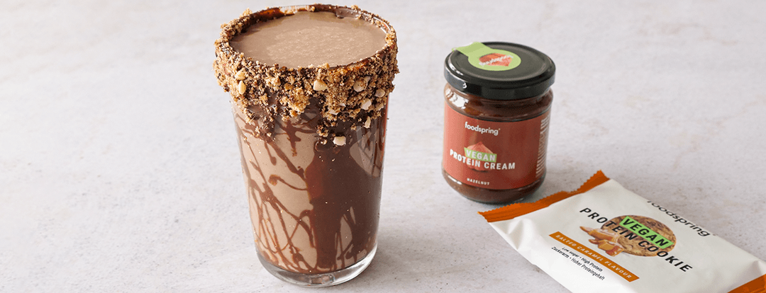 Chocolate-Hazelnut Fudgy Protein Shake