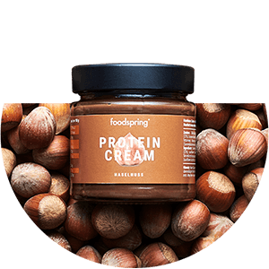 Crema proteica alla nocciola