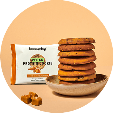 Un cookie per il tuo smart fitness. A basso contenuto di zuccheri. Ricco di proteine. Vegano.