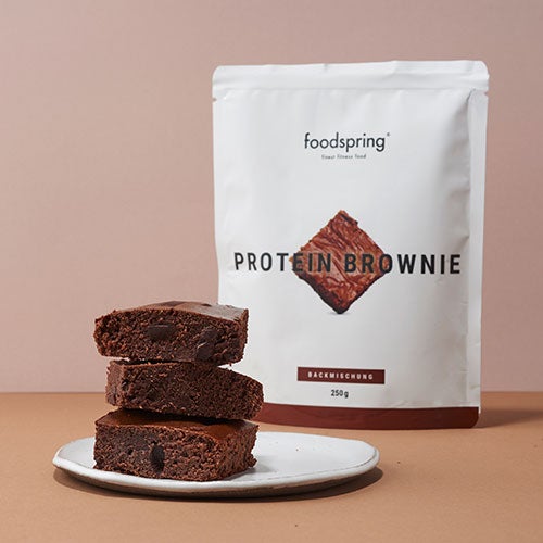 Brownie proteico